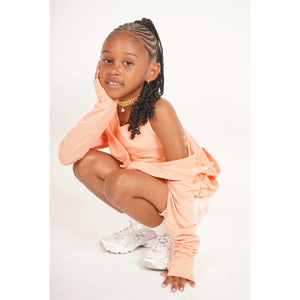 Orange/White “Bella” 3PC