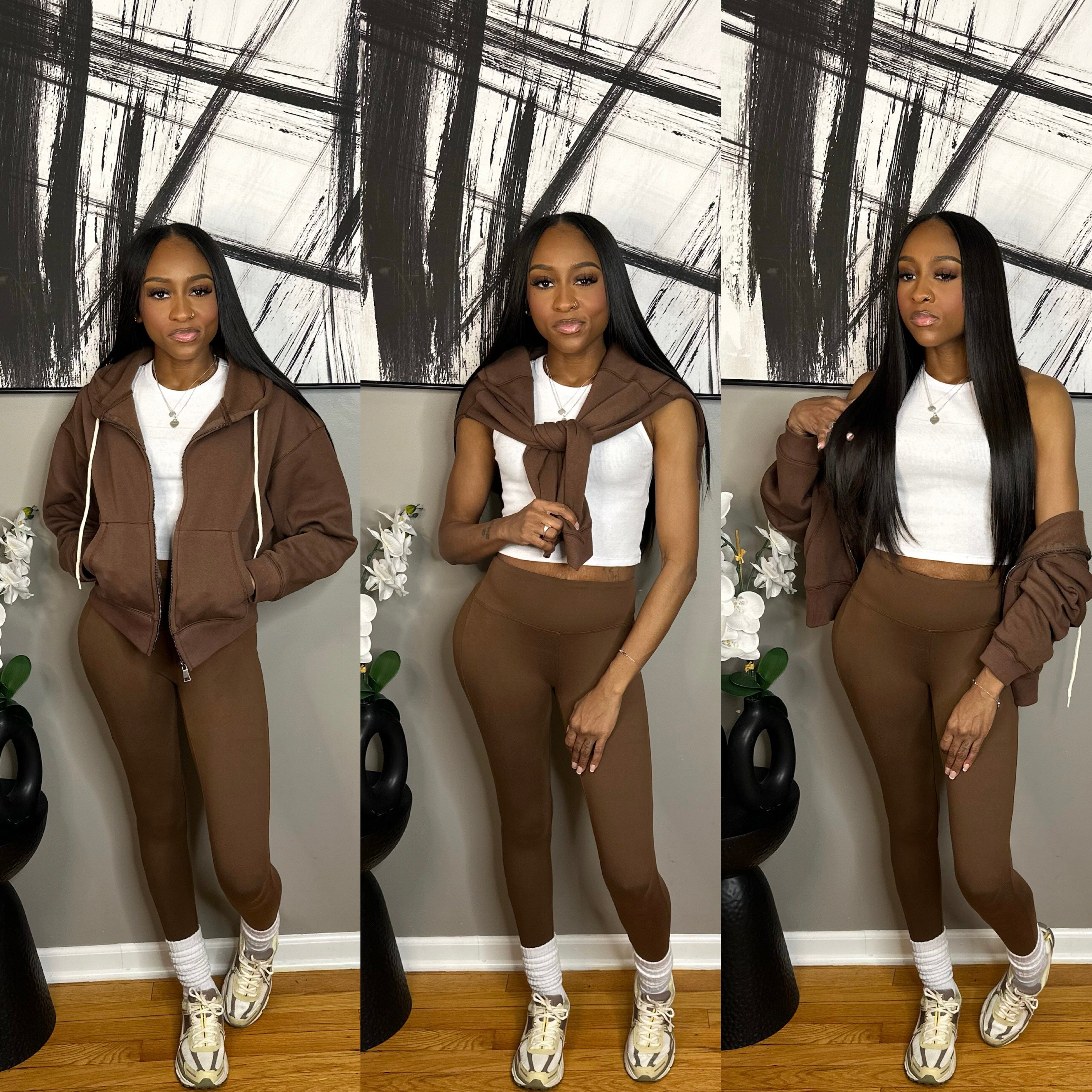 Brown “Aliza” 3PC