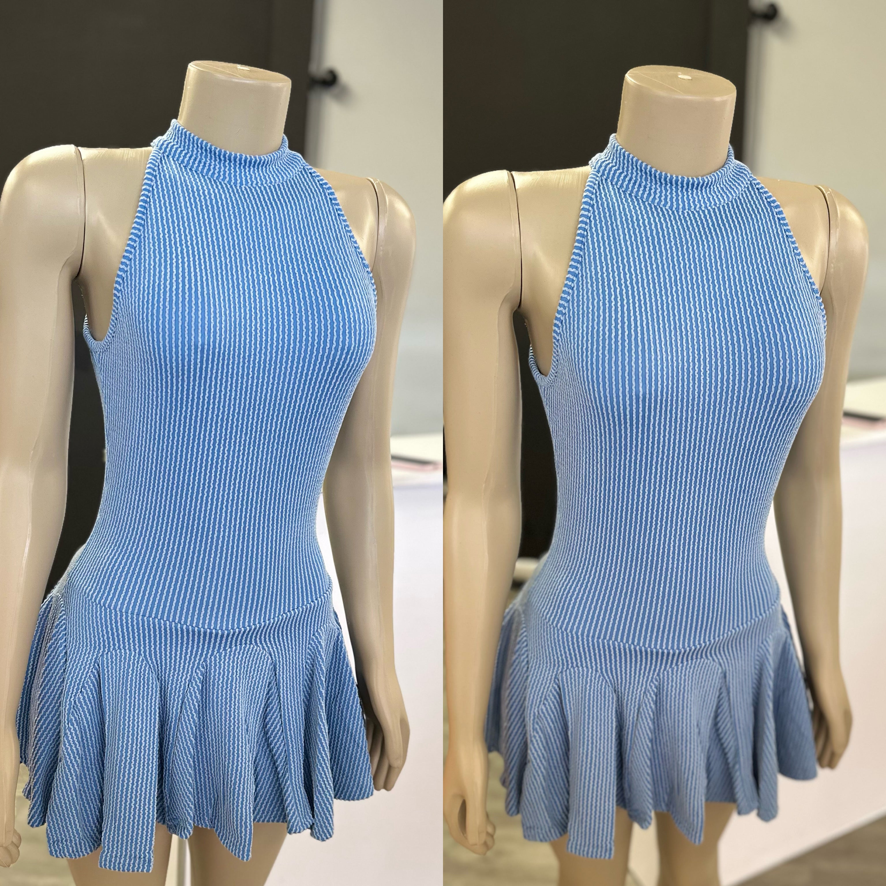 Blue “Island” Dress