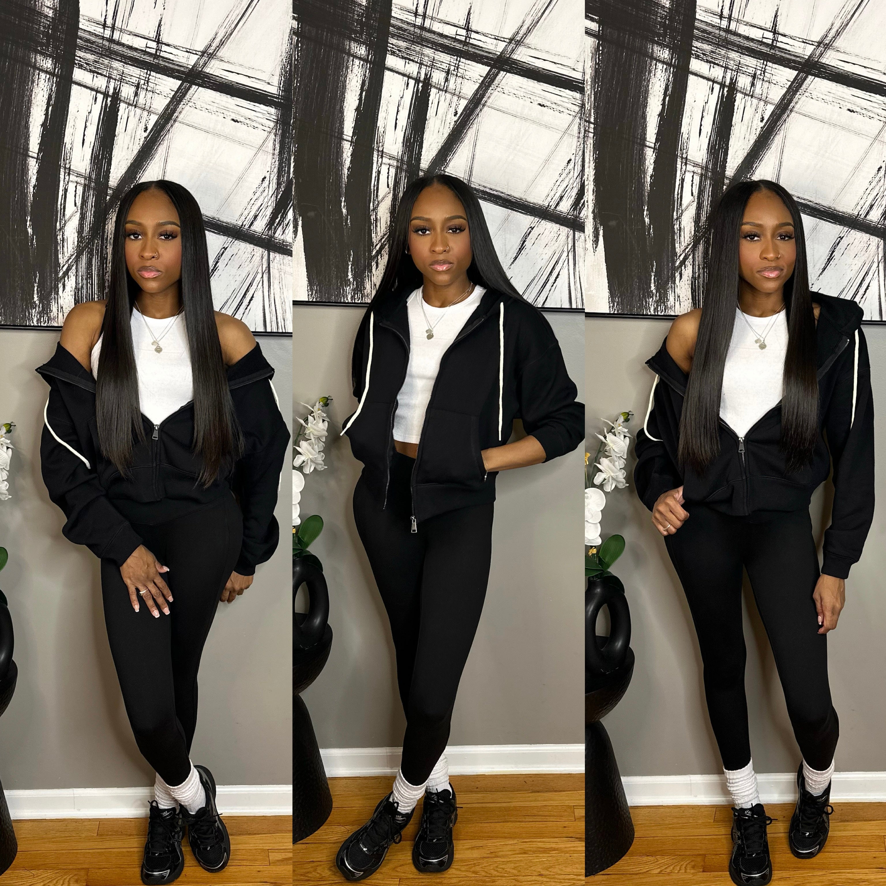 Black “Aliza” 3PC