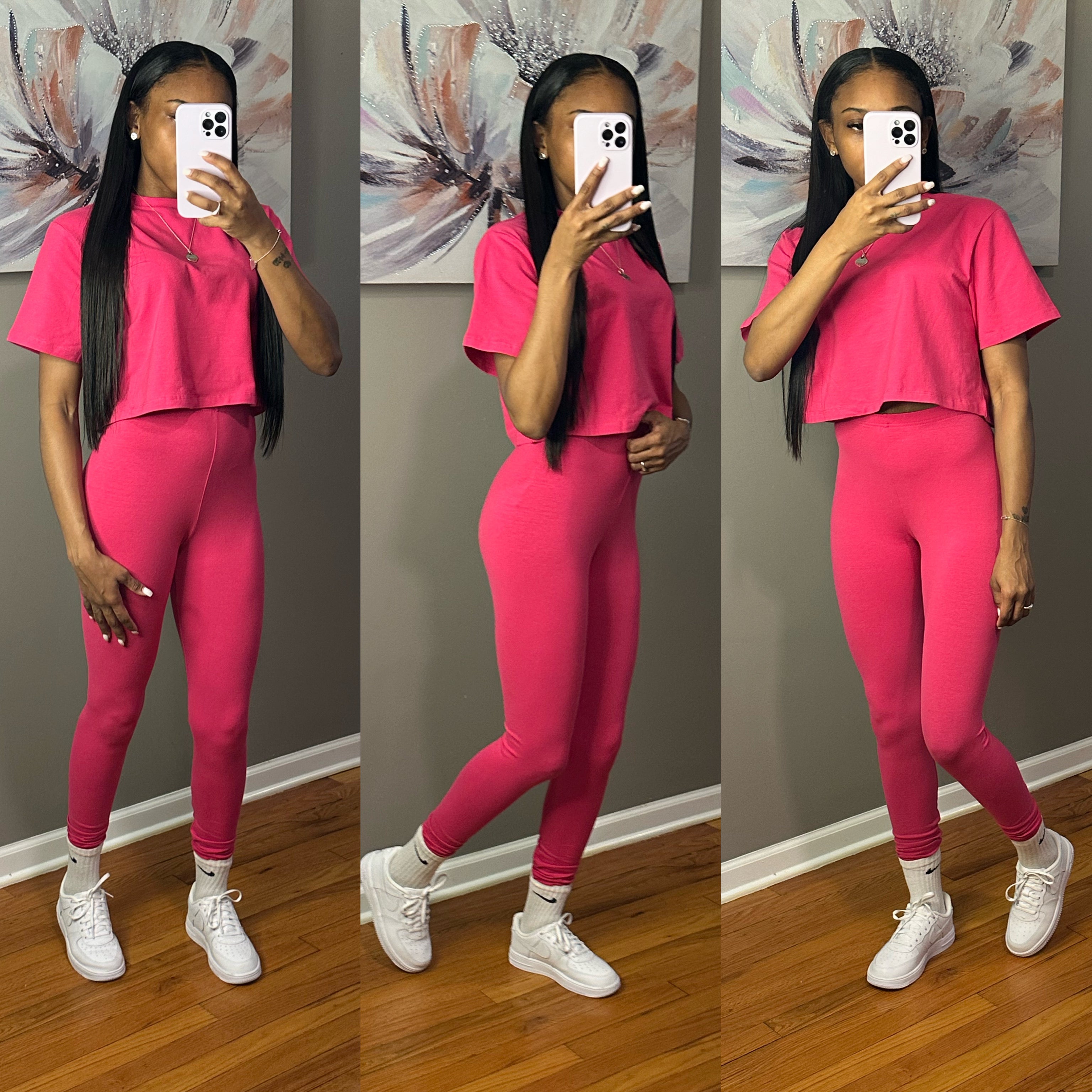 Pink “Stacy” Legging Set