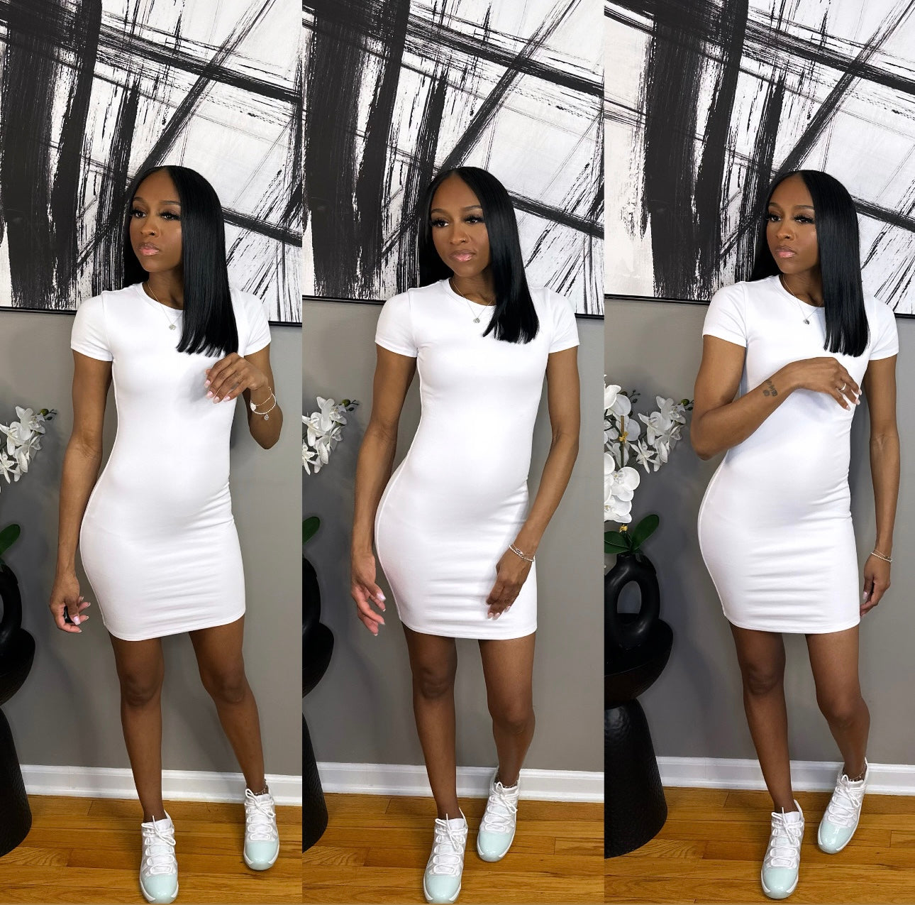 White “TShirt” Dress