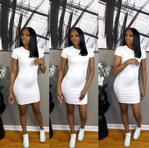White “TShirt” Dress