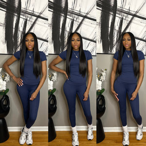 Navy Blue “Jade” Set