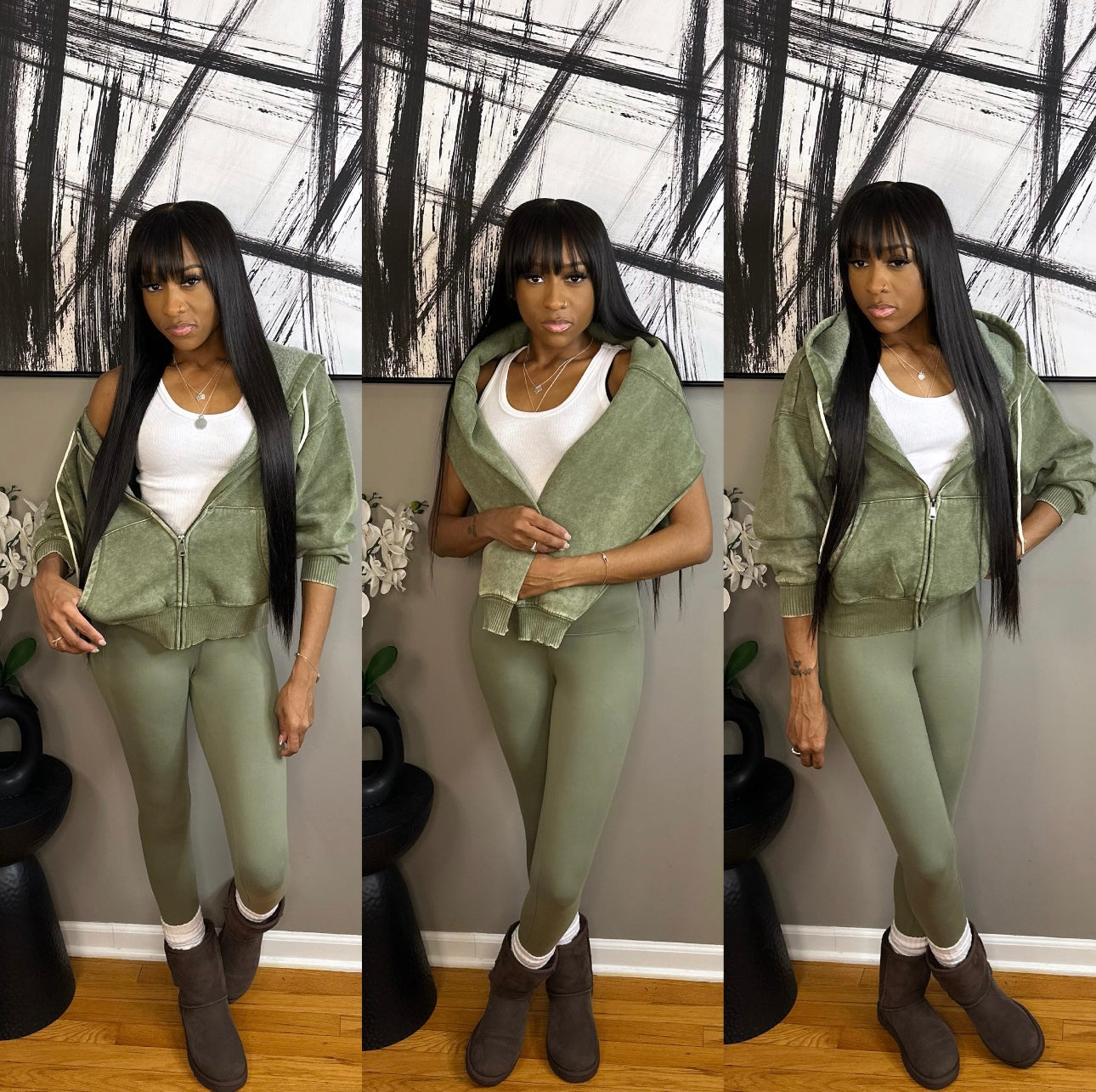 Olive Green “Ally” 3PC Set