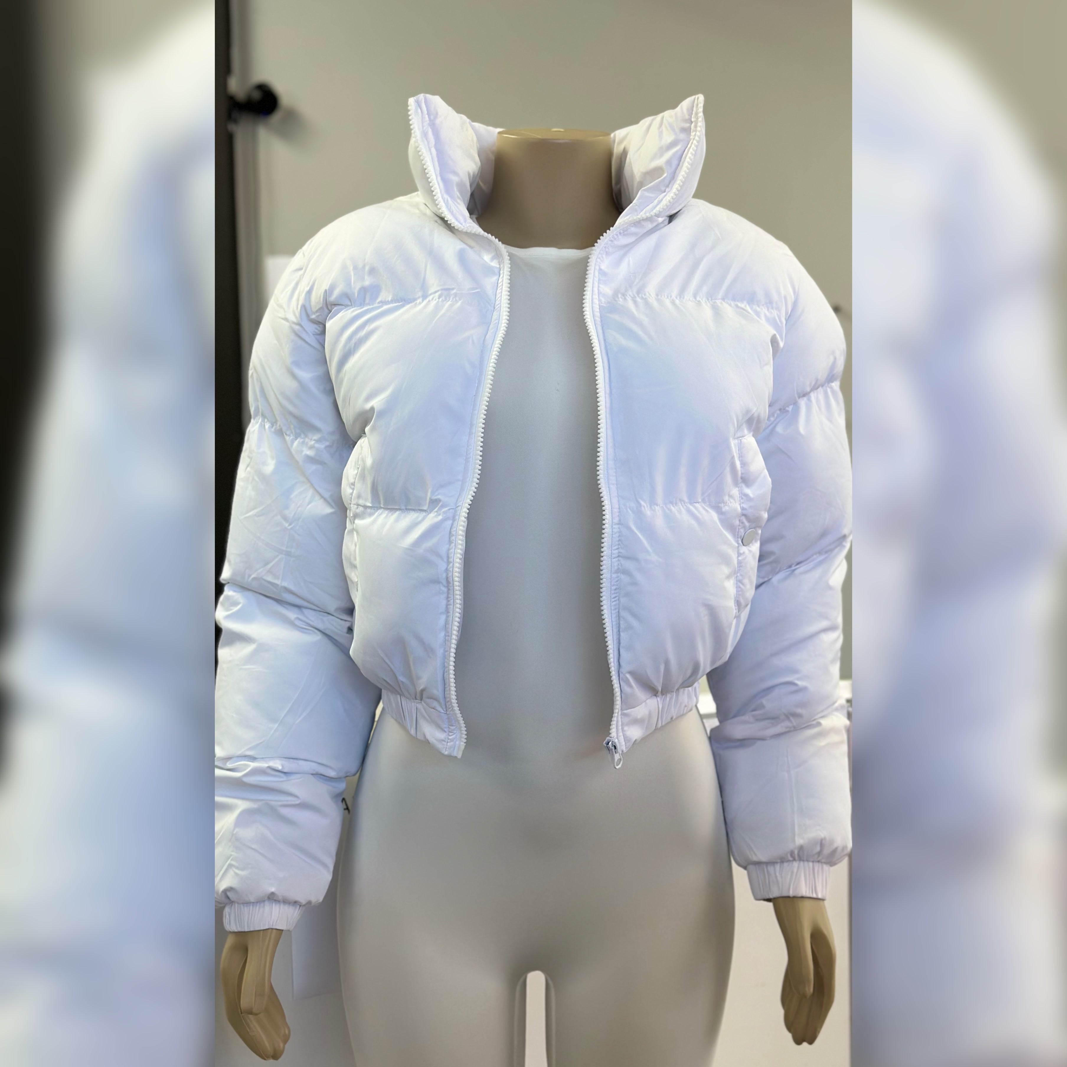 White Puffer Coat