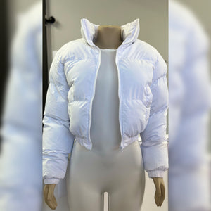 White Puffer Coat