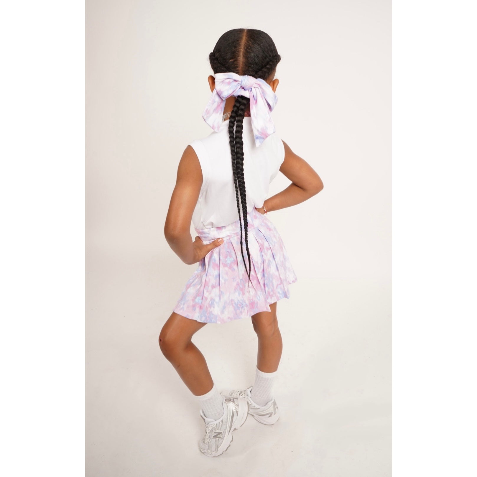 White/Purple “Maxi” 3PC Set