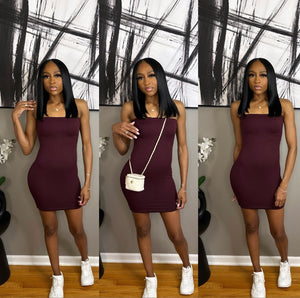 “Plum” Tube Dress