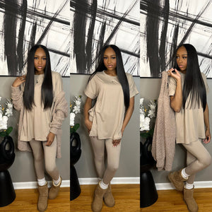 Ash Mocha “Lust” 3PC Comfy Set
