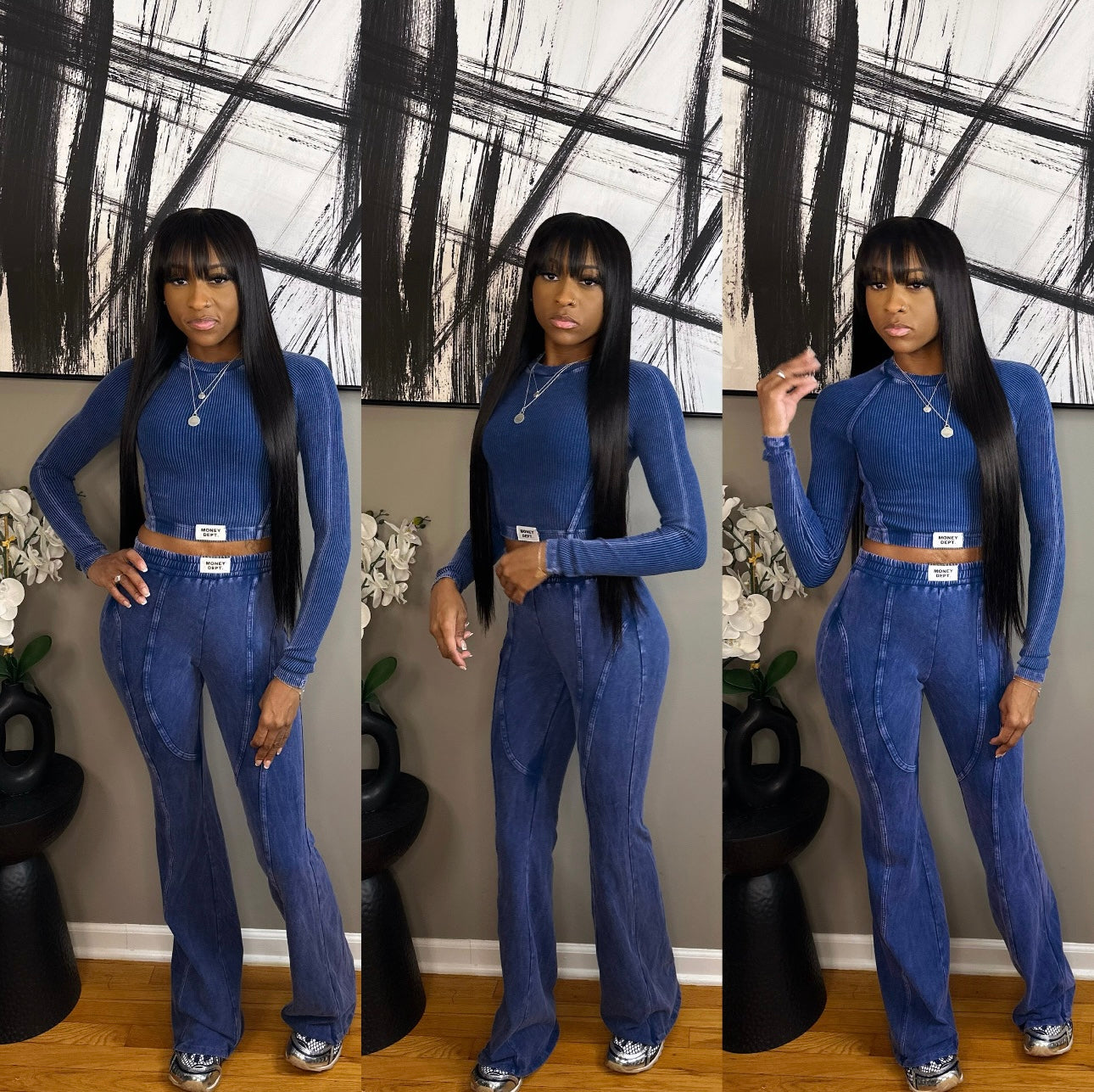 Royal Blue “Minnie” Set