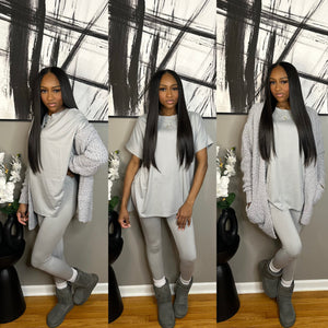 Grey “Lust” 3PC Comfy Set