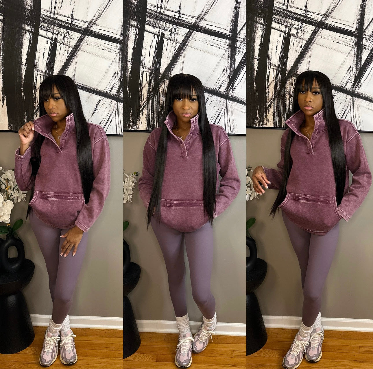 Eggplant “Zara” Set