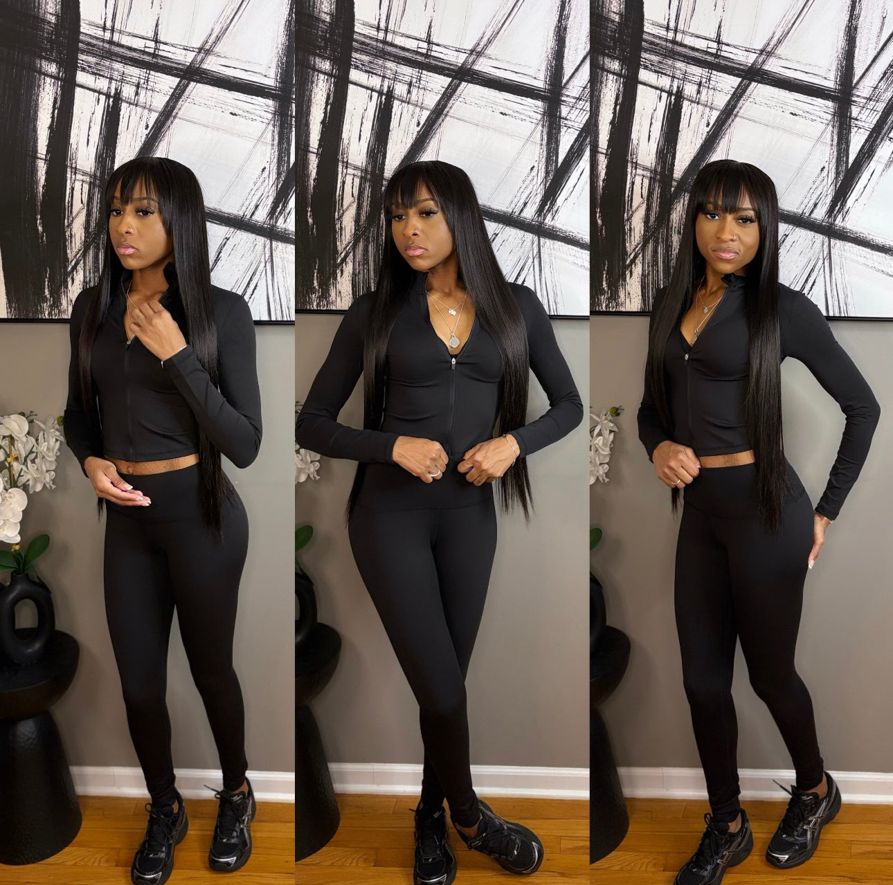 Black “Annie” Set