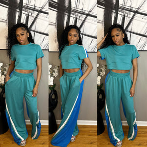 Jade Green/Blue “Cozy” Set