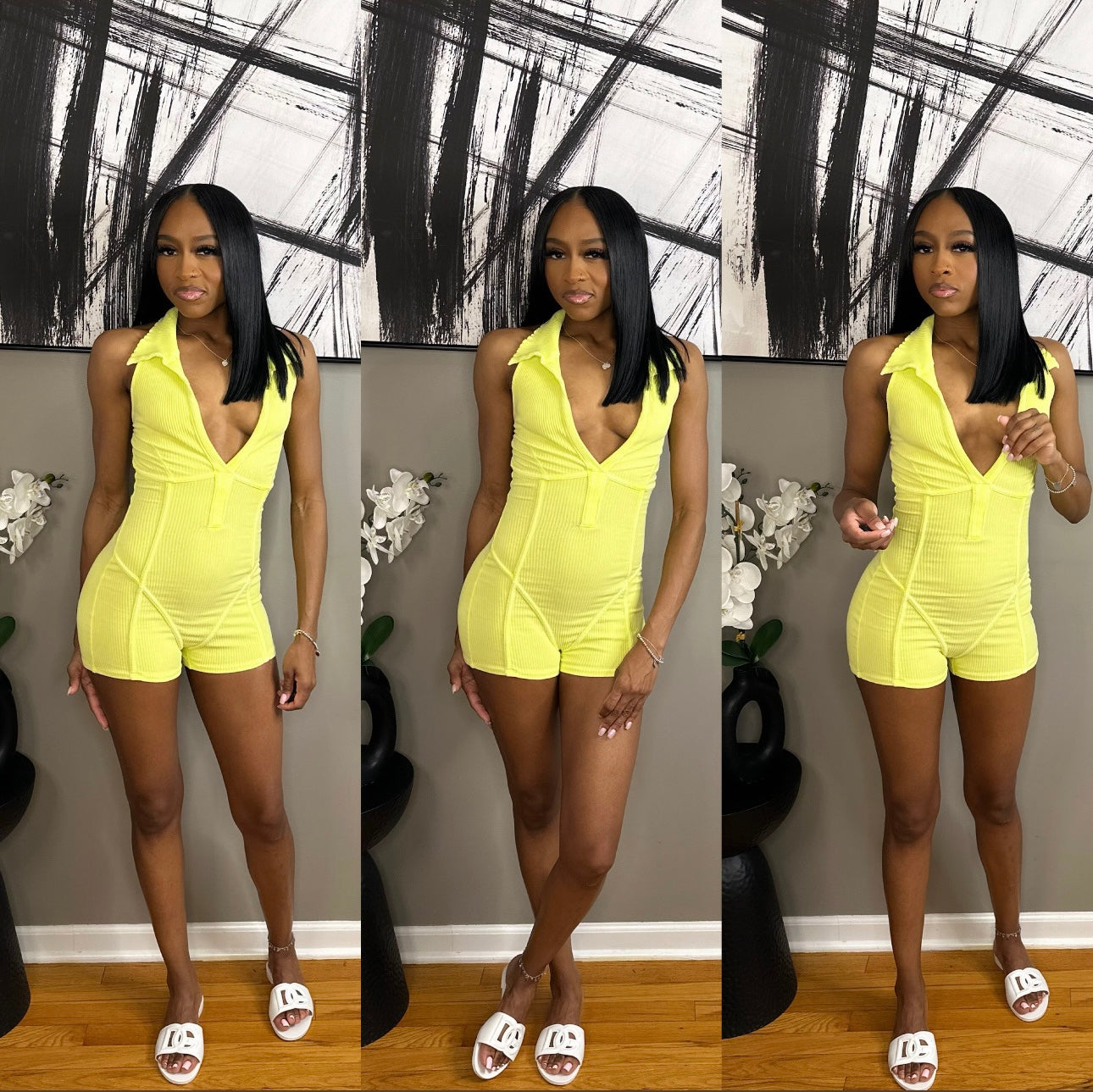 Neon Green “Baddest” Jumper