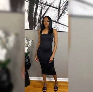 Black “Sunkissed” Tube Dress