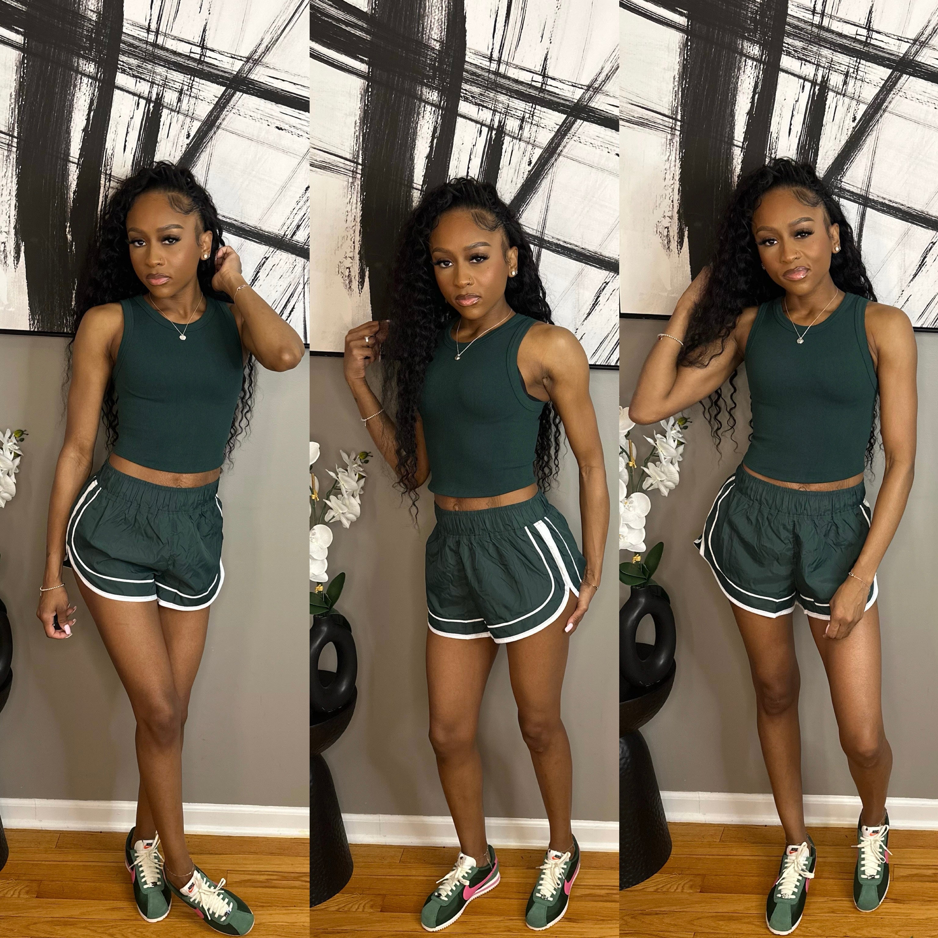 Emerald Green “Track” Set