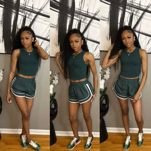 Emerald Green “Track” Set