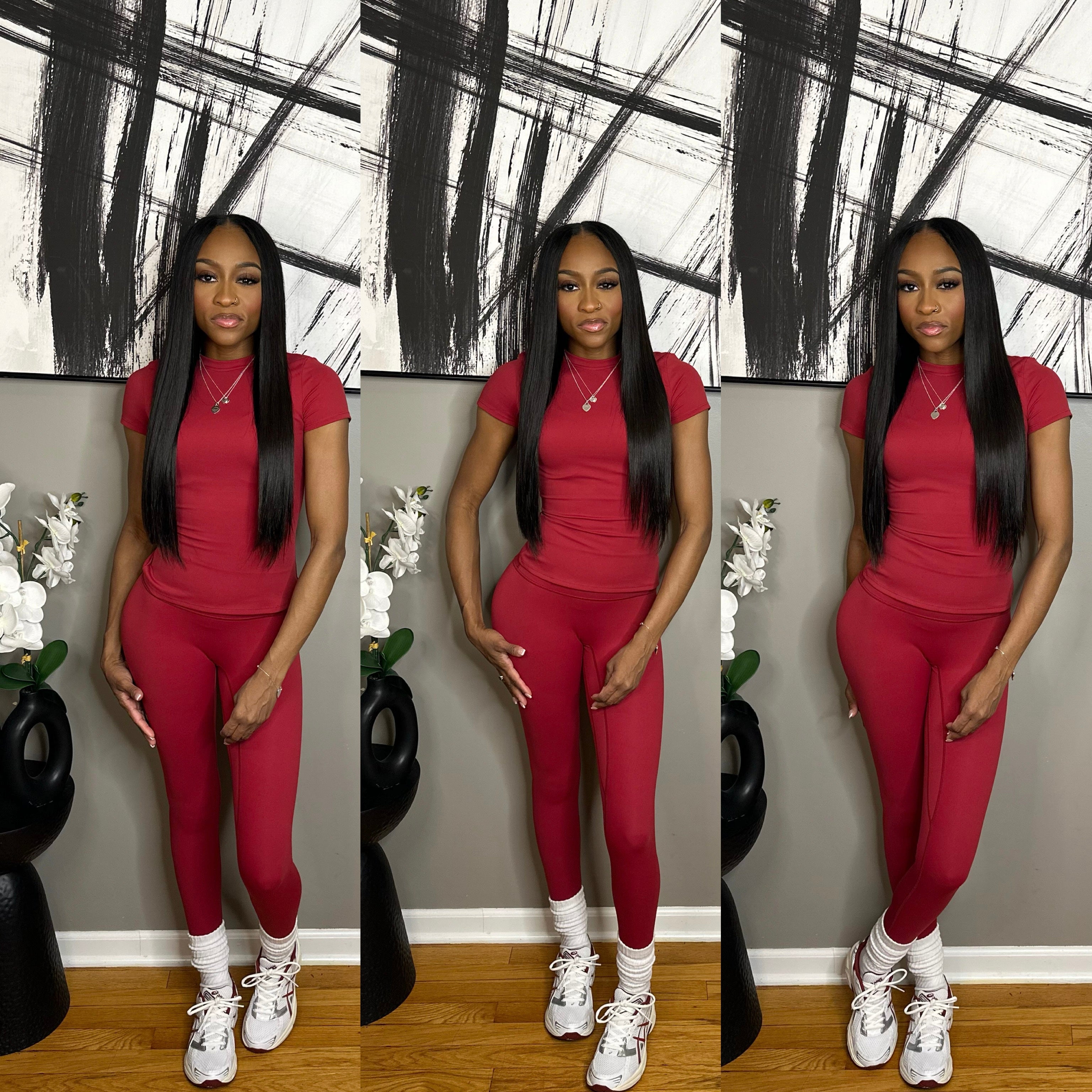 Burgundy “Jade” Set