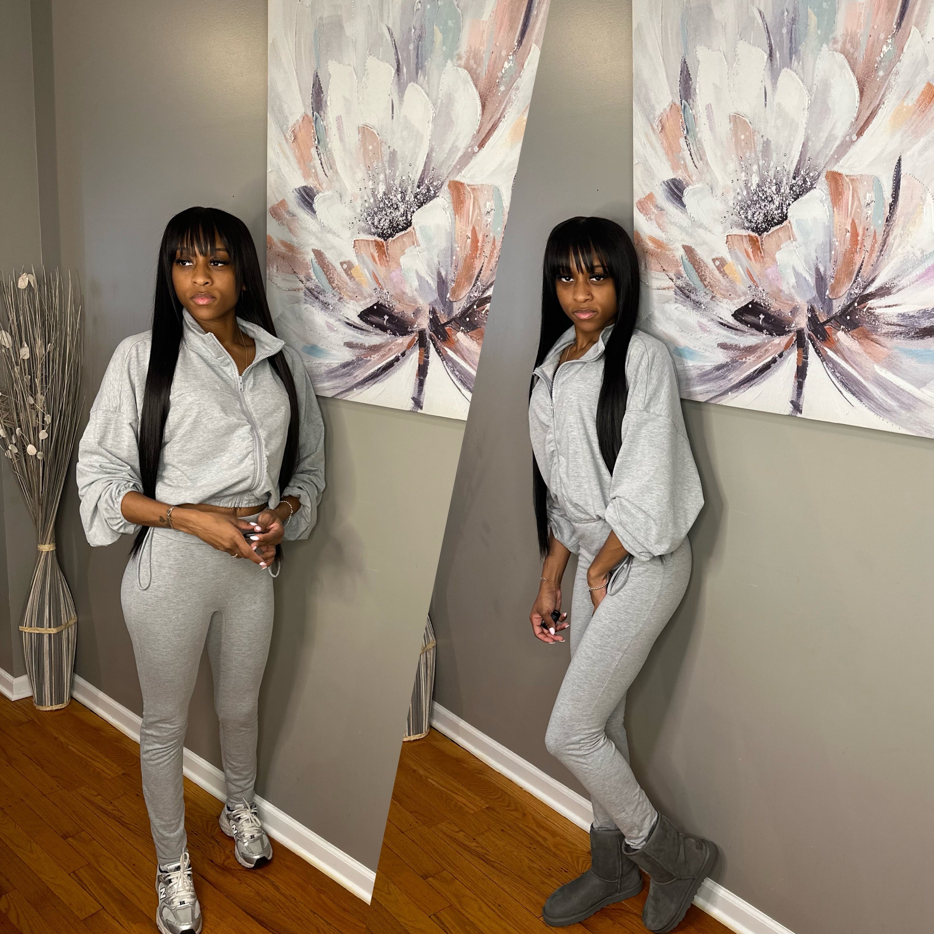 Heather Grey “Cici” Set