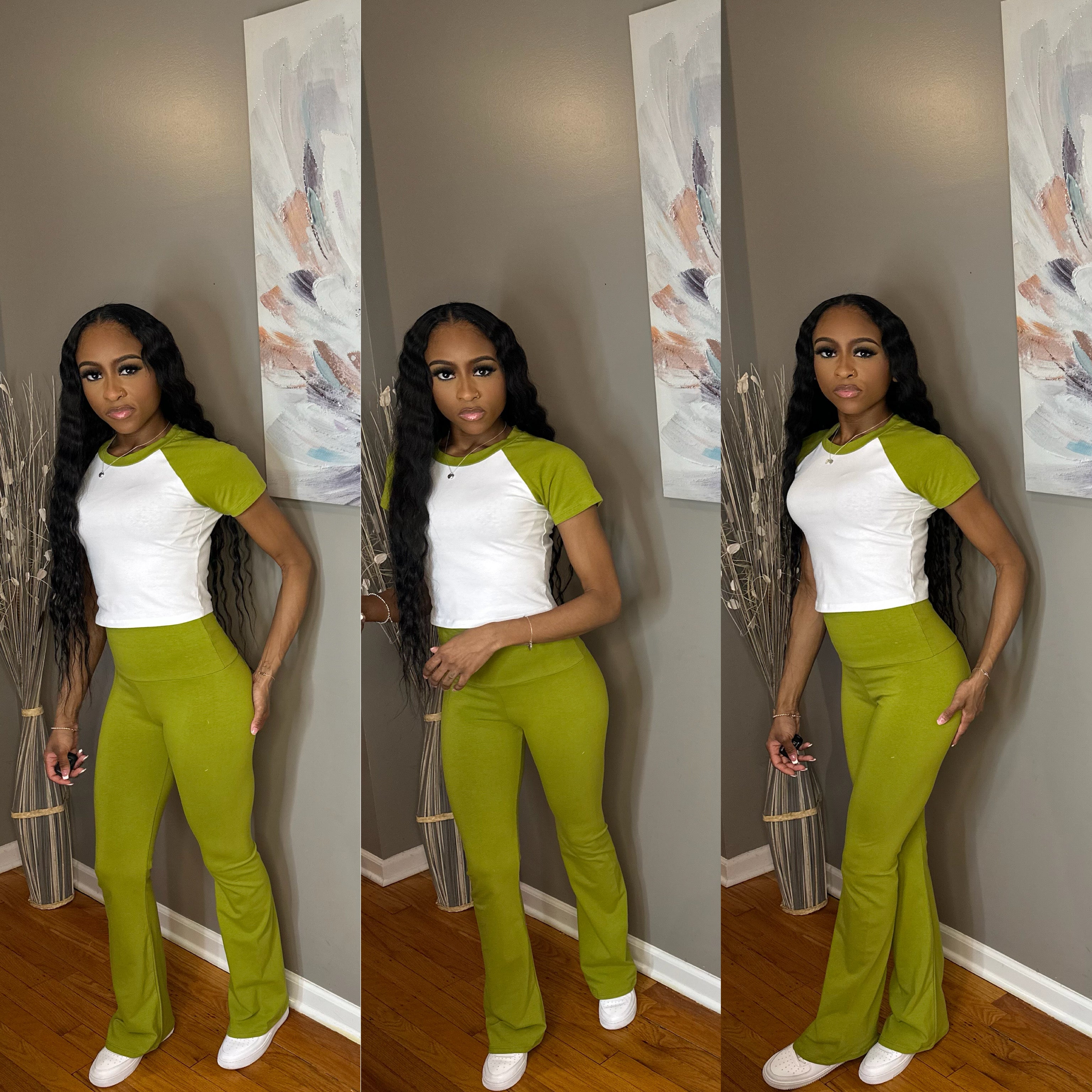 Avocado Green “Nani” Set