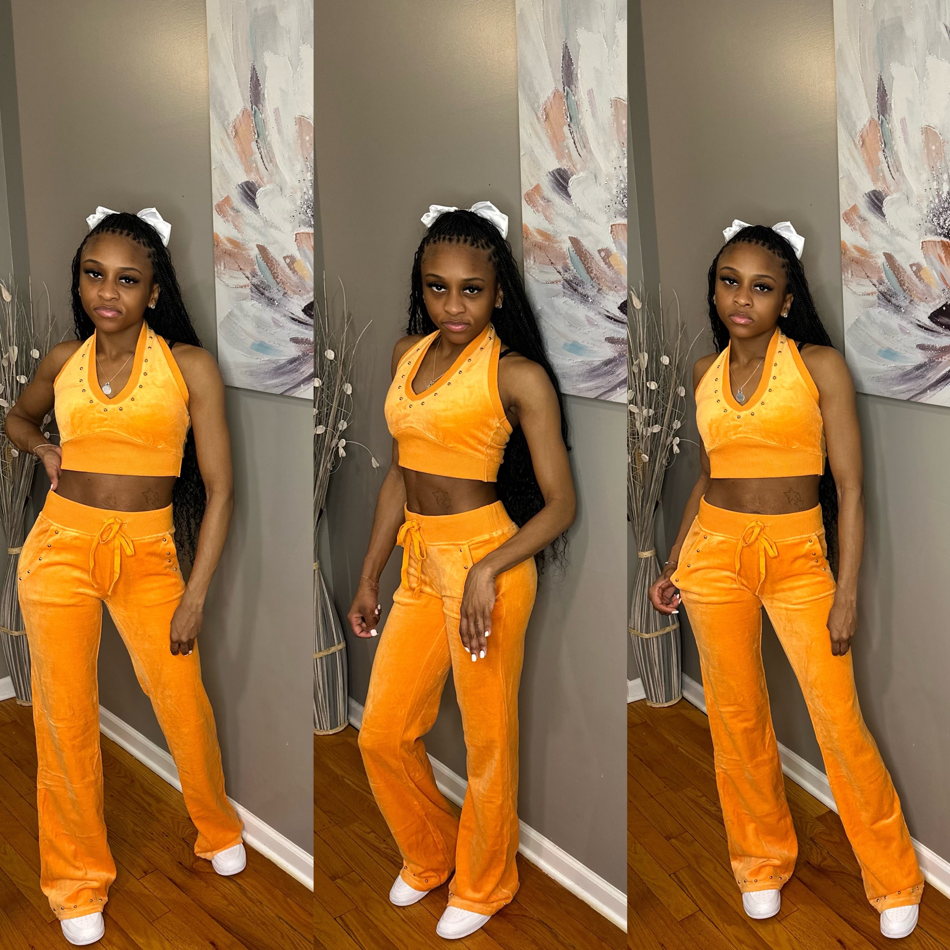 Orange “Meana” Set