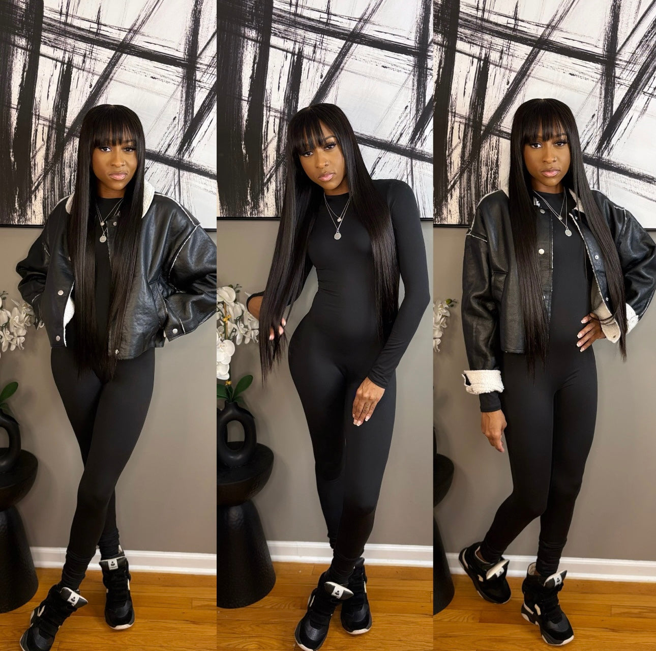 Black “Shepard” Bomber