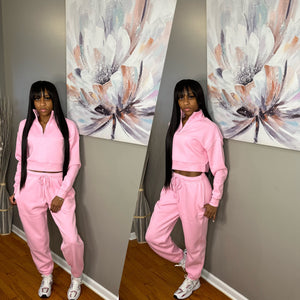 Light Pink “Molly” Boyfriend Jogger