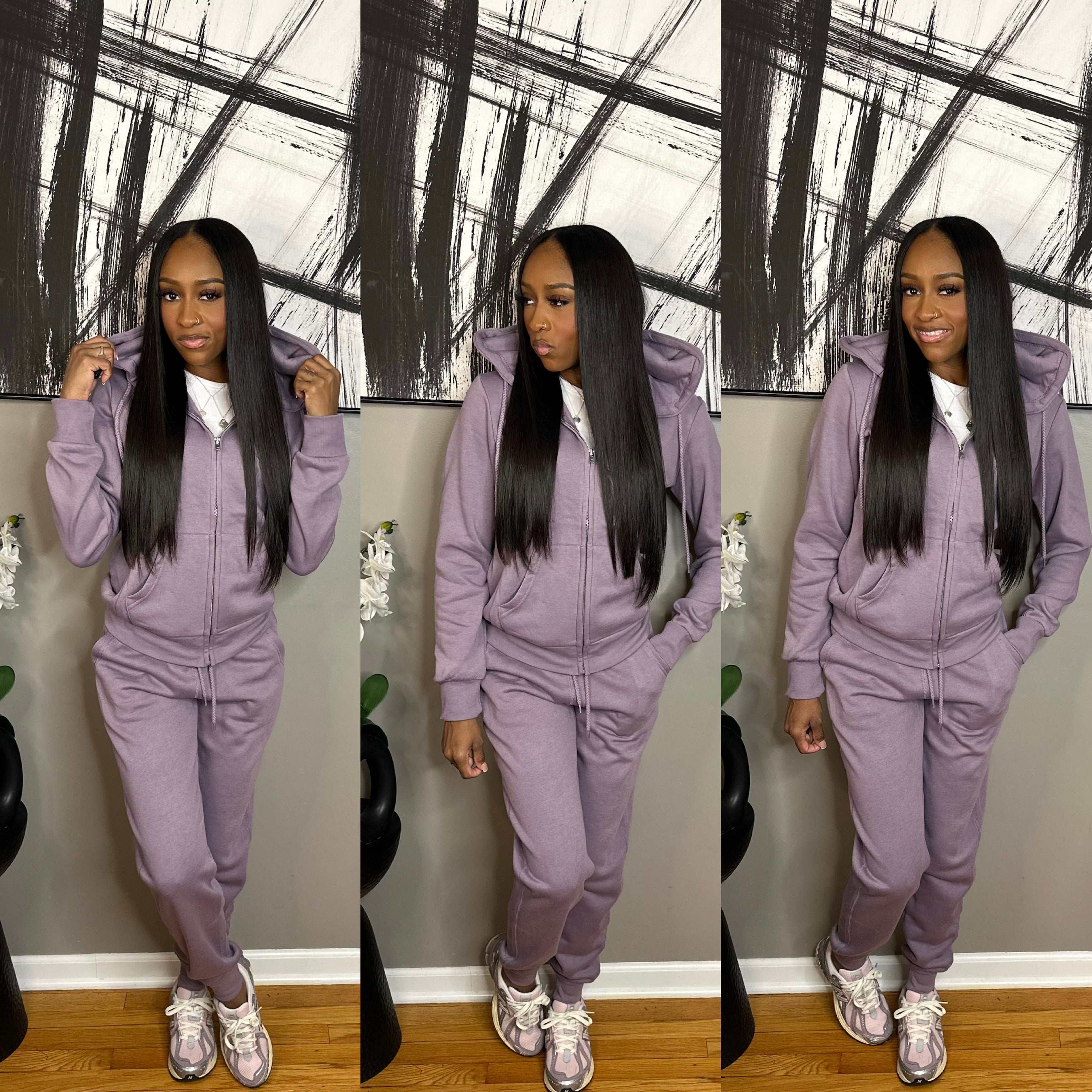 Dusty Purple “La” Jogger