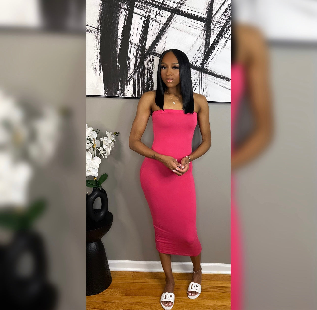 Pink “Sunkissed” Tube Dress