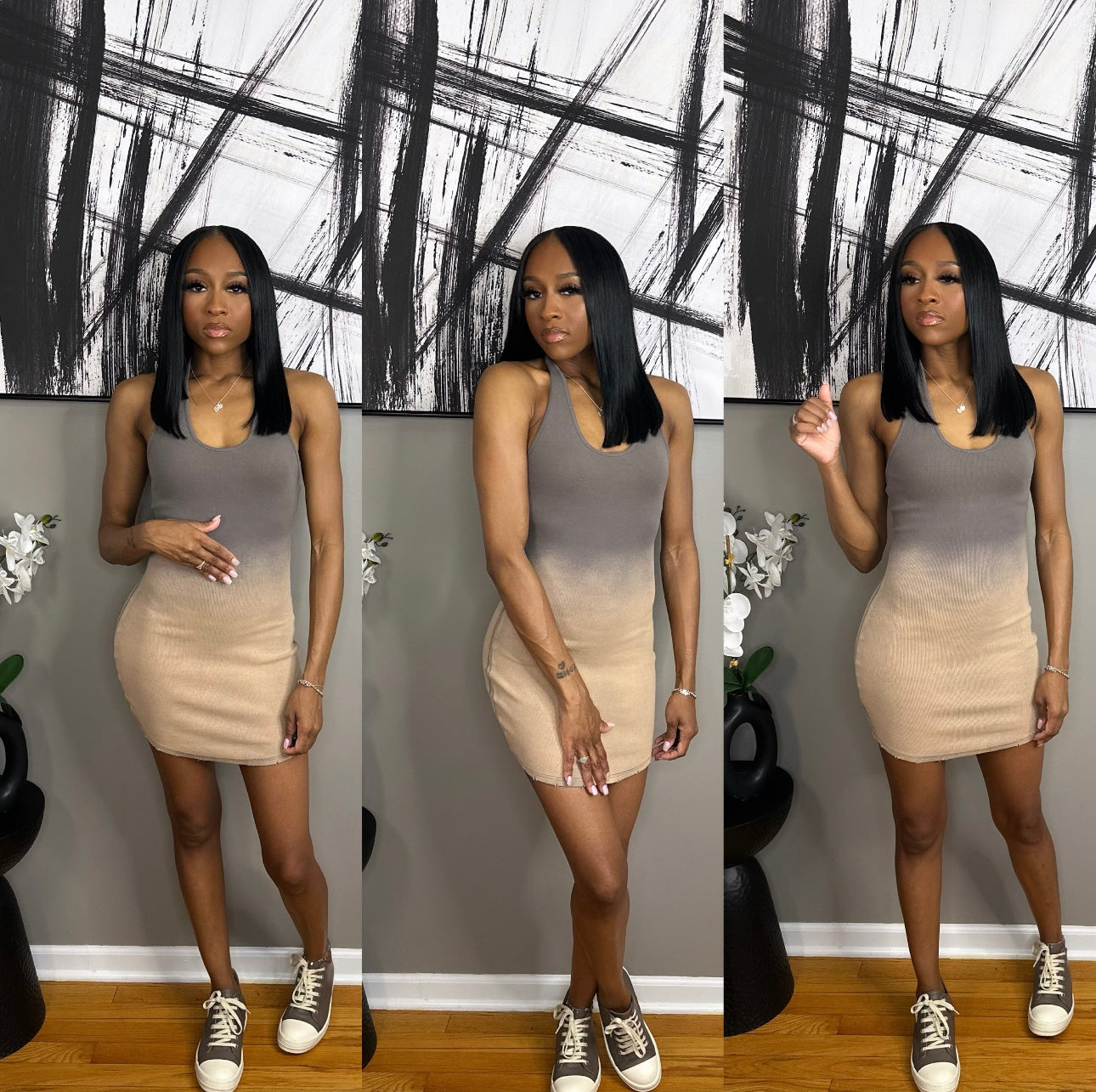 “Faded” Dress