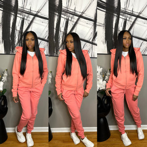 Peach “La” Jogger