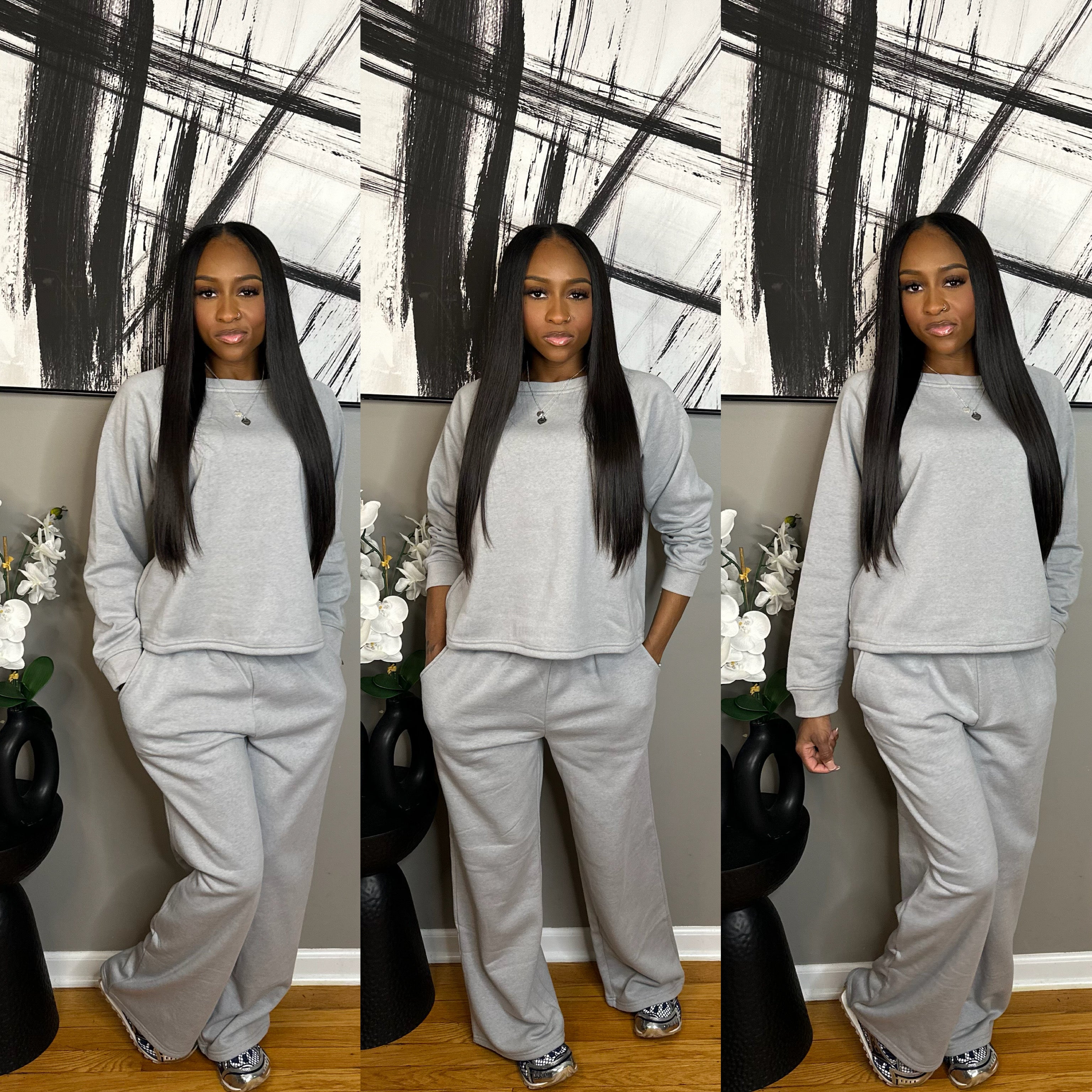 Heather Grey “Molly” Boyfriend Jogger