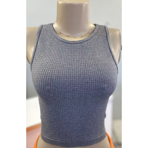 Grey Crop Tank