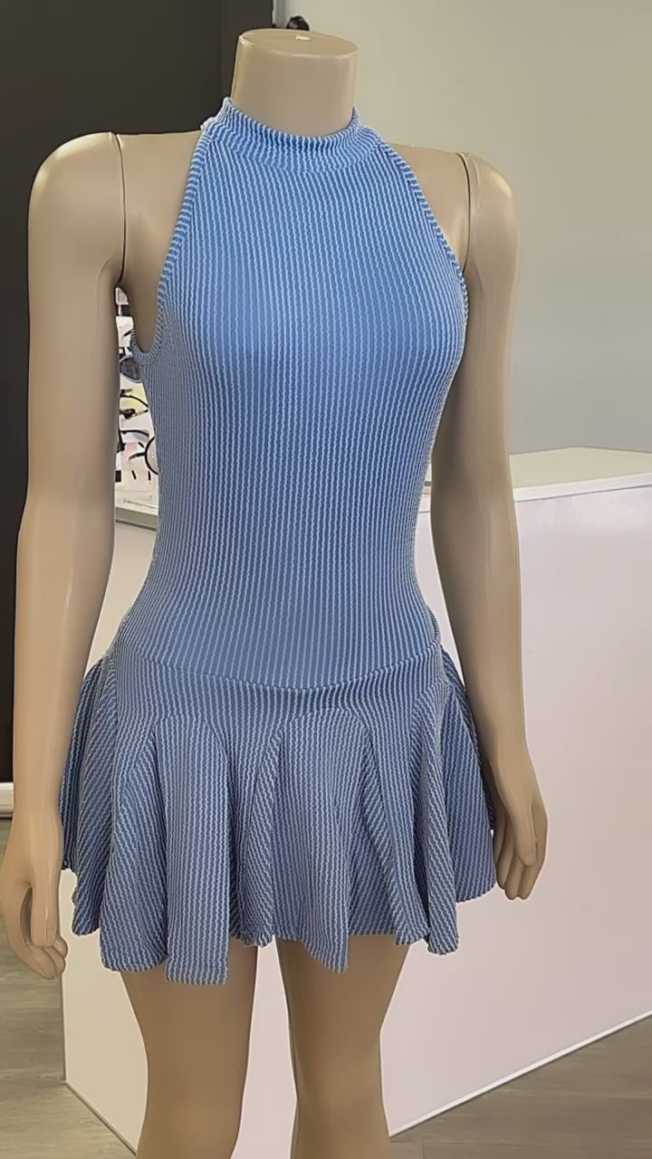 Blue “Island” Dress